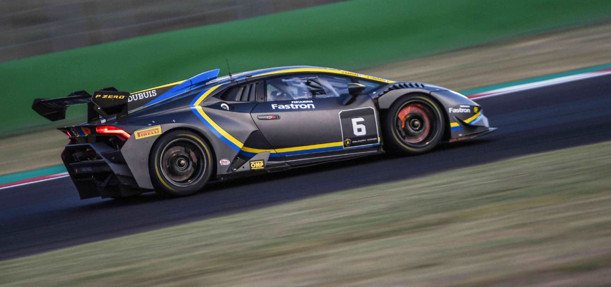 Edoardo Liberati in prima fila a Misano nel Lamborghini Super Trofeo Europa